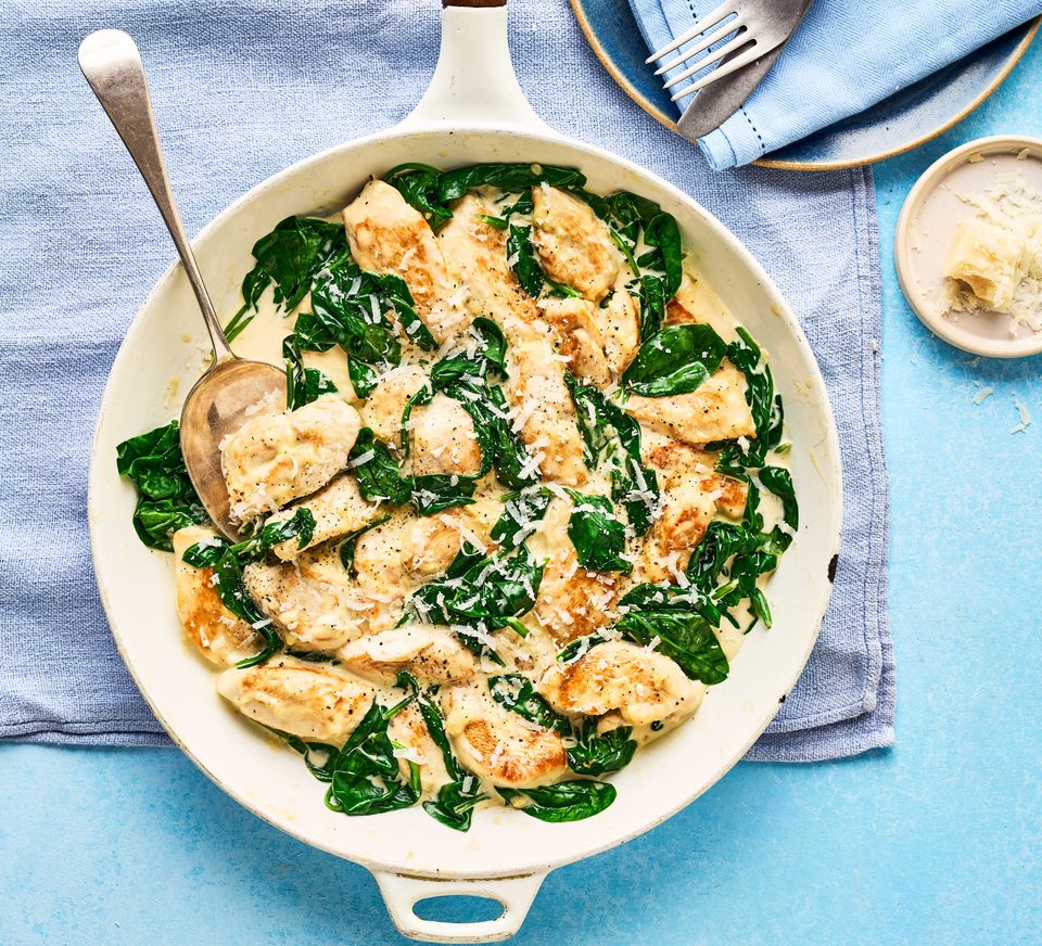 Creamy spinach chicken