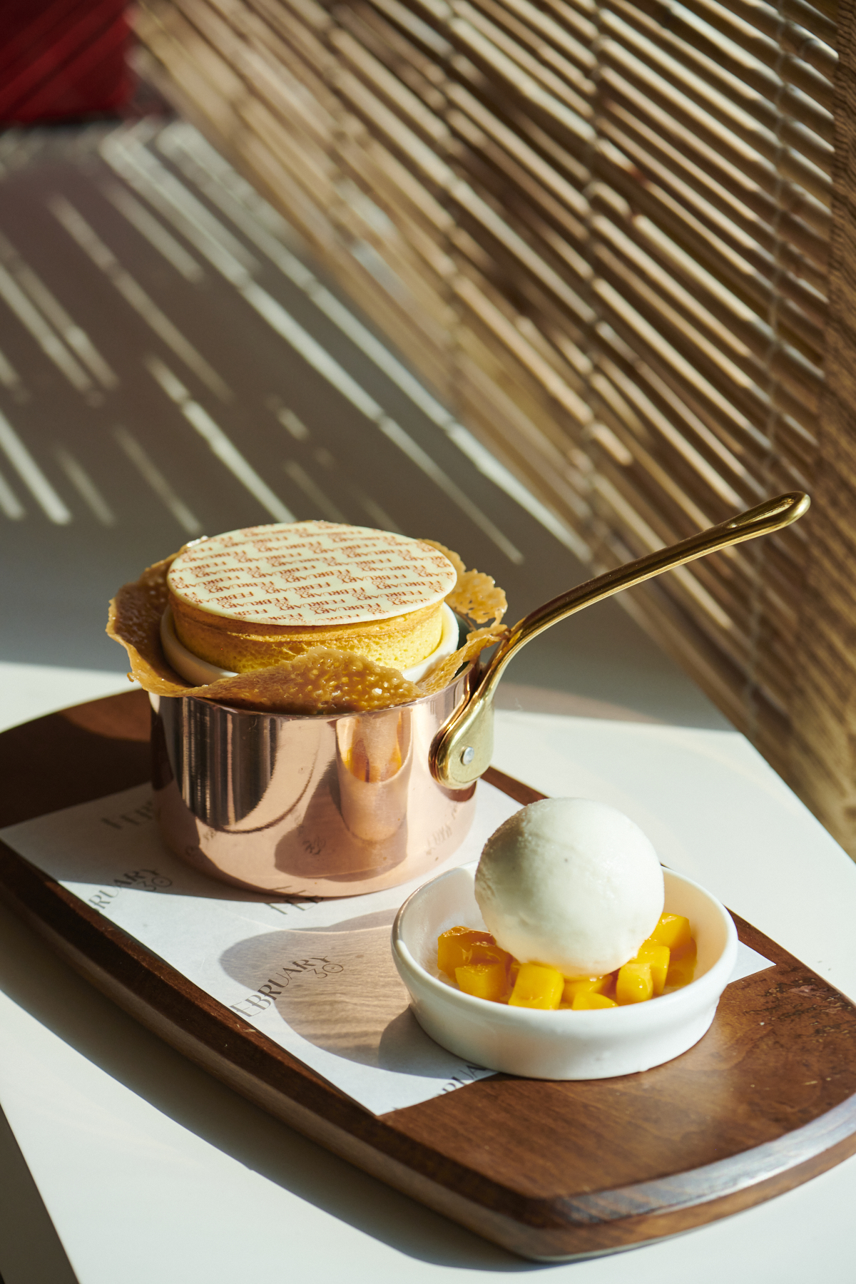 Mango Passion Fruit Soufflé مهرجان دبي للمأكولات