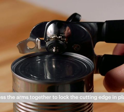 How to use a can opener