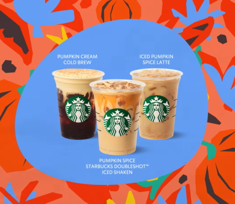 Starbucks’ Pumpkin spice latte is here!