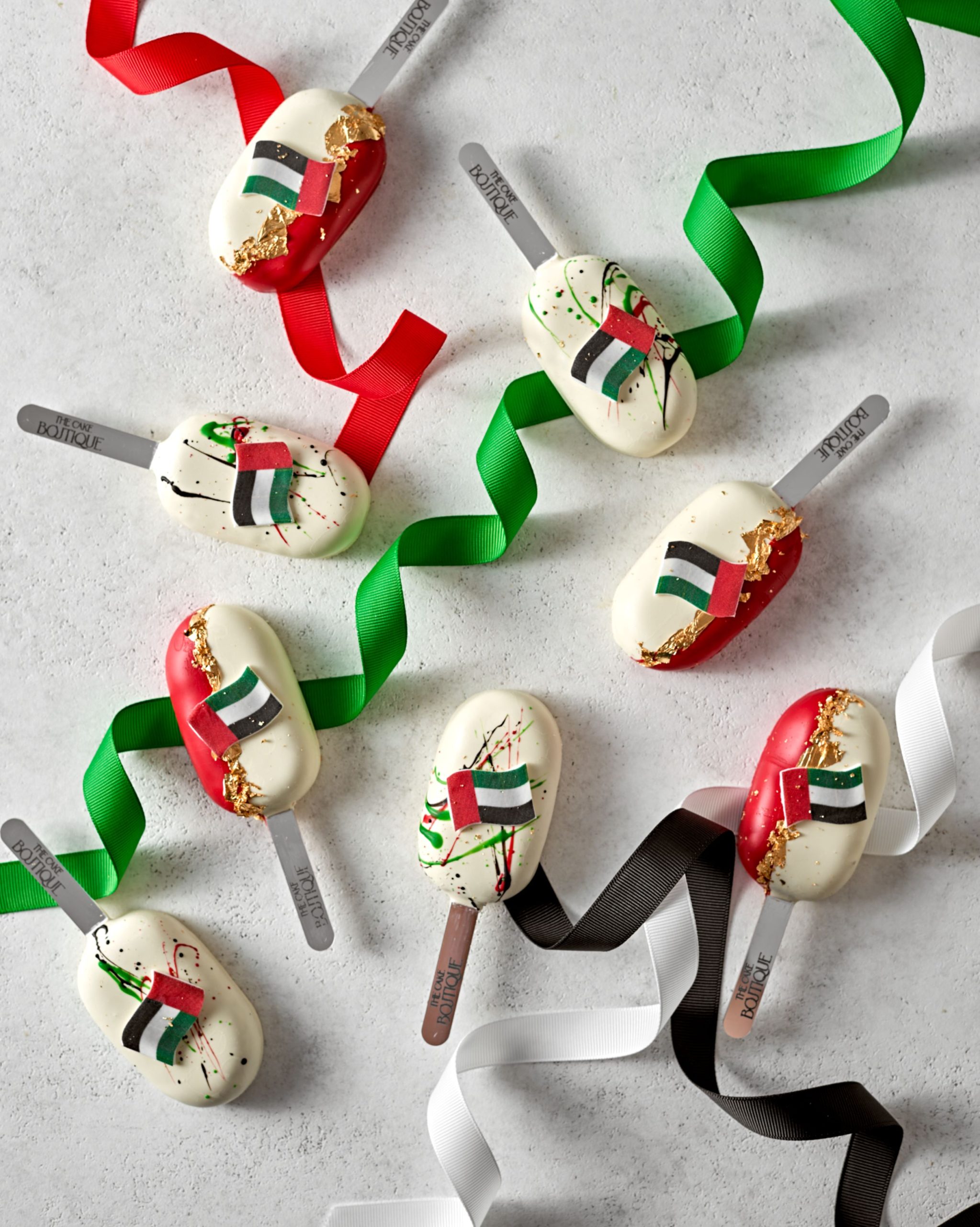 Celebrate UAE National Day in style with Waldorf Astoria DIFC’s limited edition flag themed cakesicles