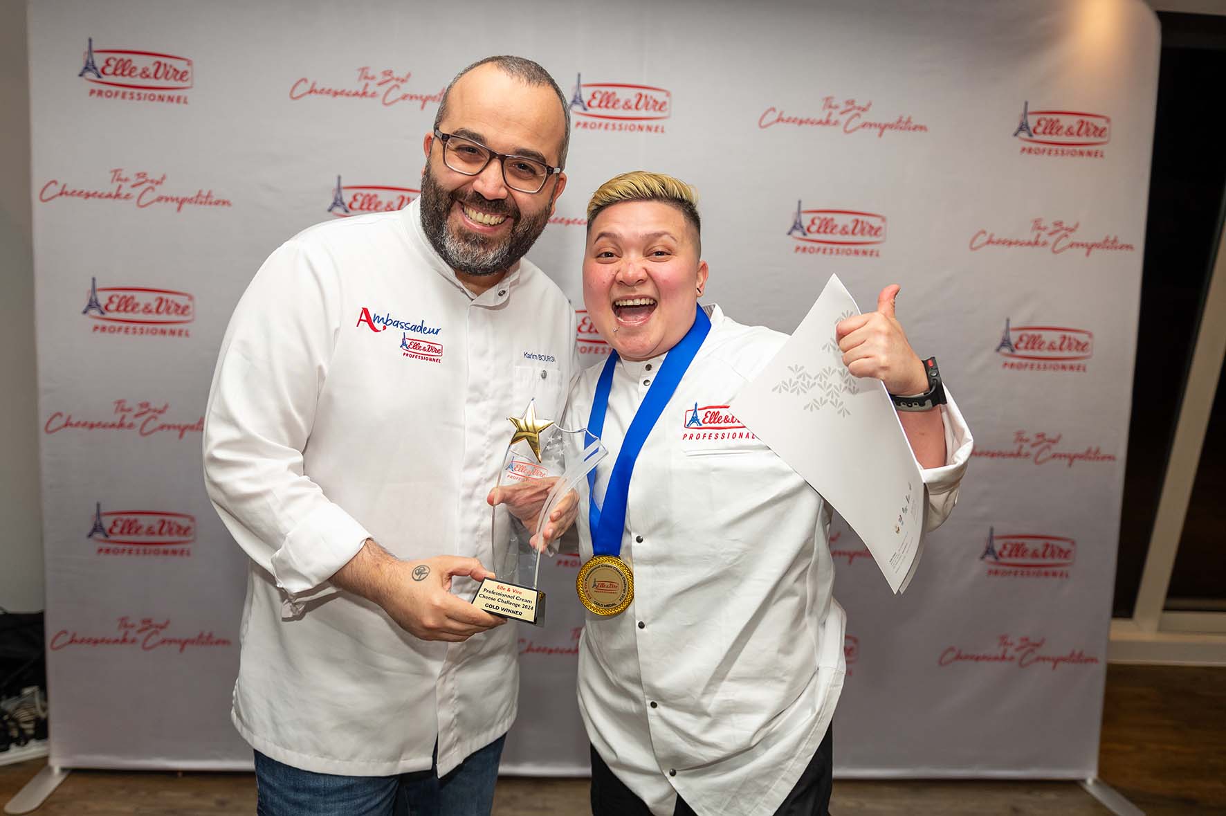 Concurso de queso crema Elle & Vire Professionnel