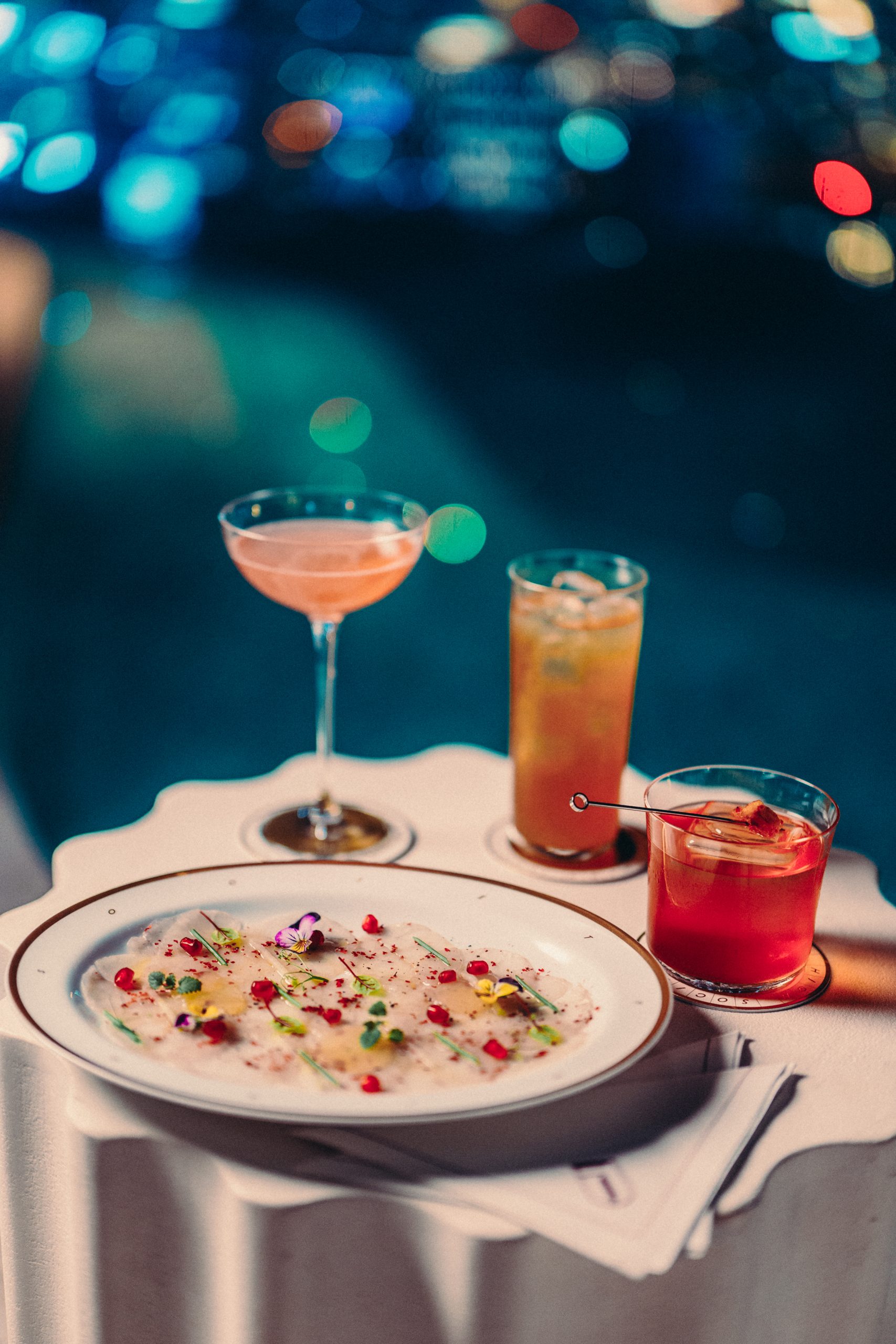 Carpaccio de lubina