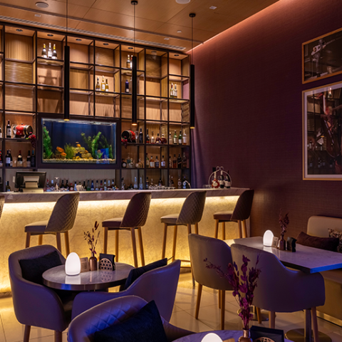 DINING VOUCHER AT BURGUNDY LOUNGE, WORTH AED500