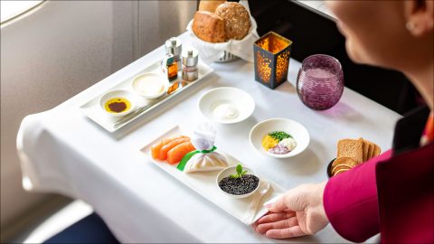 Qatar Airways introduces caviar to Business Class
