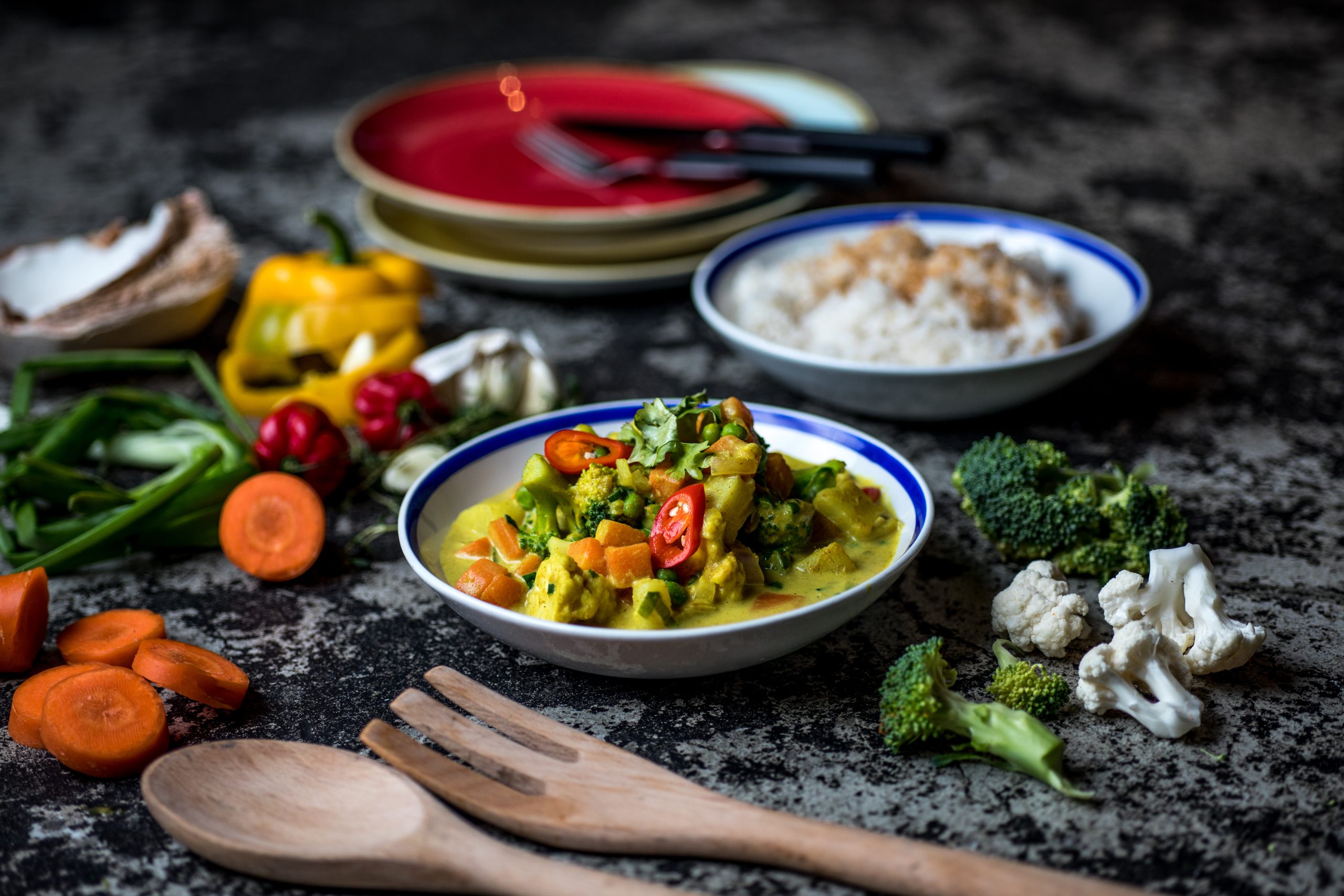 Curry de verduras