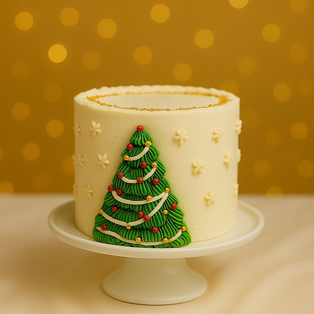 Mister Baker- Christmas 2025_christmas tree cake