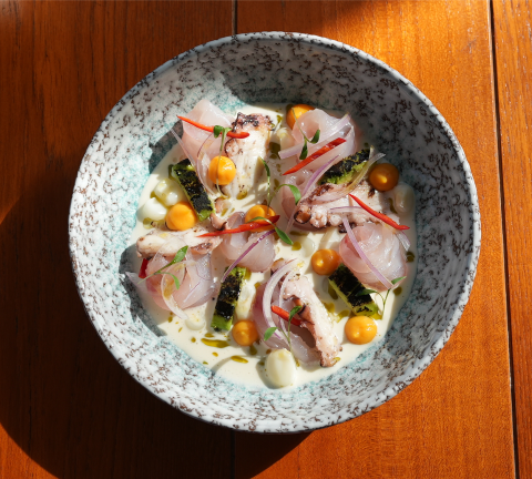 Iconic Plate: Tiradito a la mediterranea