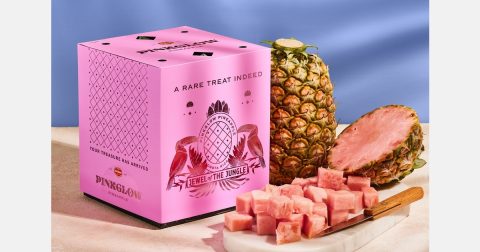 The viral pink pineapple has officially arrived in the UAE