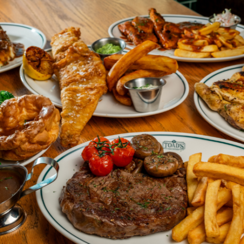 WIN DINING VOUCHER FOR MR TOAD’S, WORTH AED500