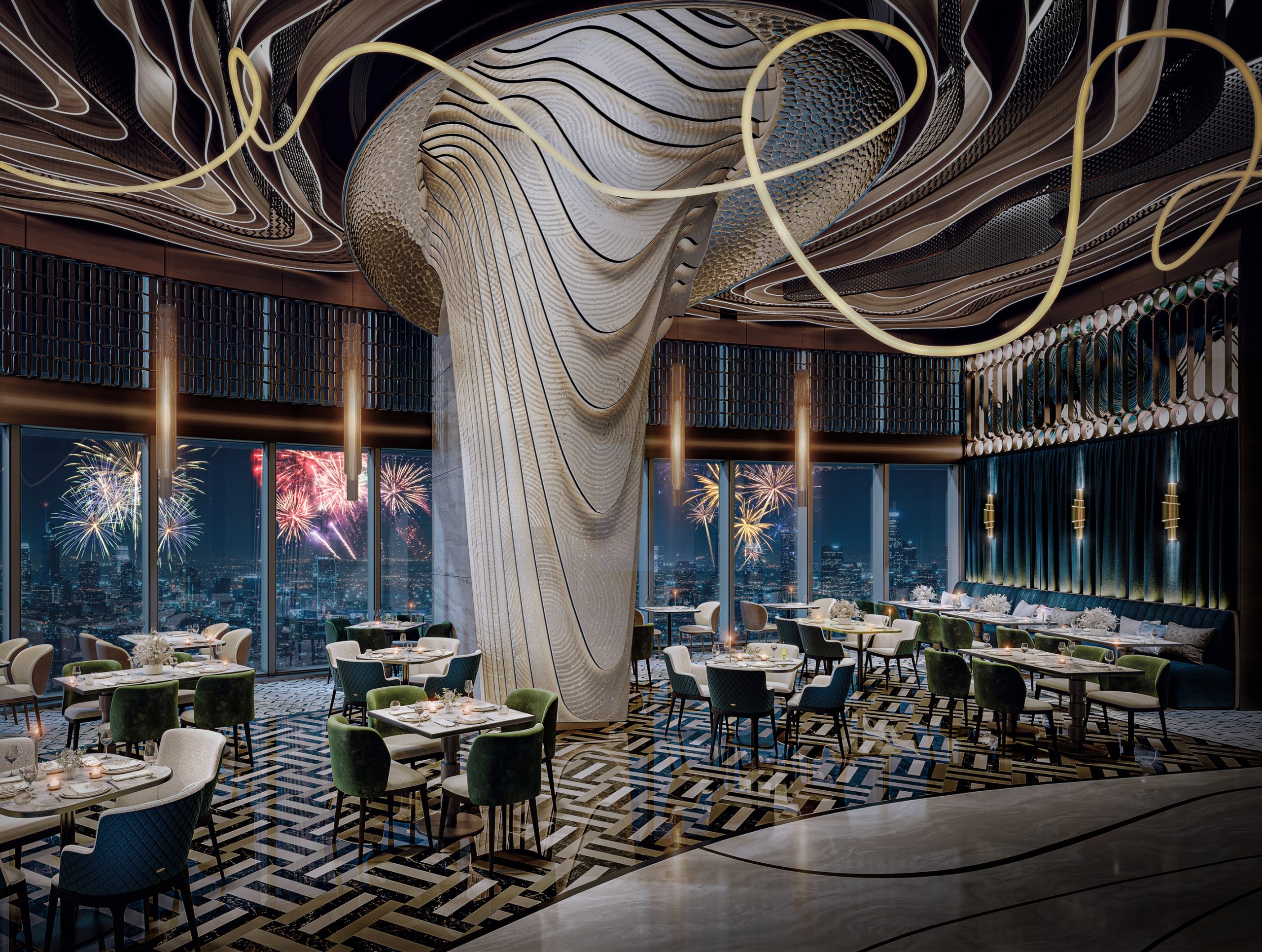 West 13 - NYE - Ciel Dubai Marina