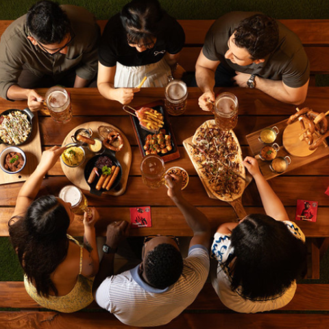 WIN AN OUTDOOR DINING EXPERIENCE AT BRUNO’S BIERGARTEN, WORTH AED 500