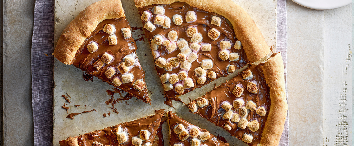 Chocolate pizza