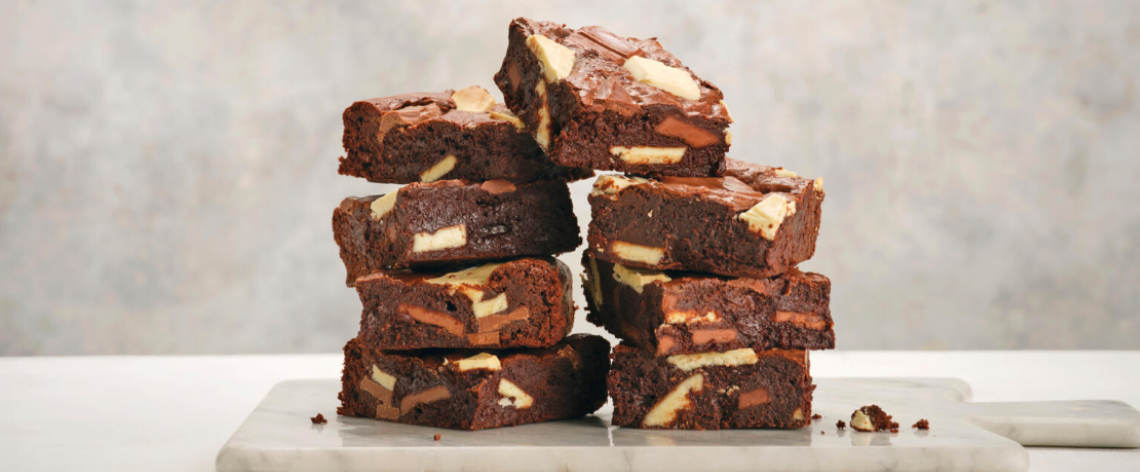 Next level triple chocolate brownies