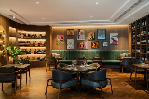 Inside VNTG Grape & Cheese Society, now open at JW Marriott Marquis Hotel Dubai