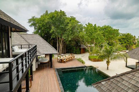Inside the luxurious three-bedroom residence at JA Manafaru